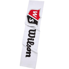Wilson Staff Golf Caddie Tour Towel (White) - showing the towel folded