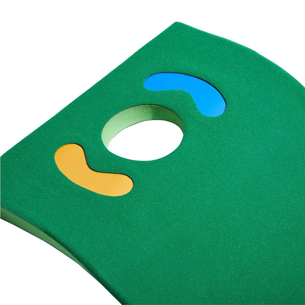 The Golfer's Club Golf Putting Mat With Hazards (16x9) - ball hole and markers
