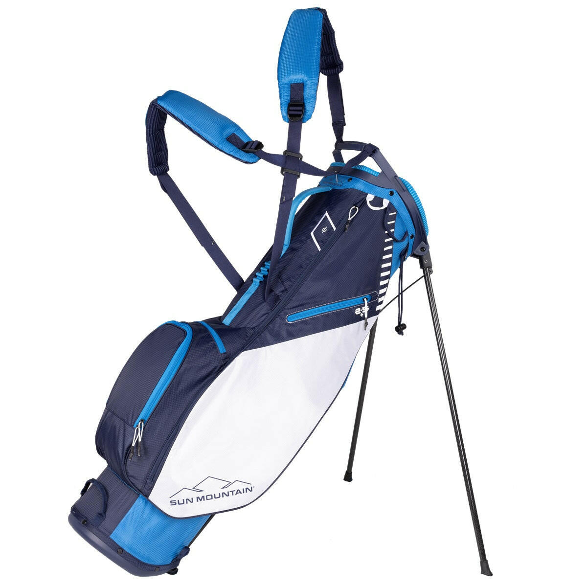 Sun Mountain Two5 Plus STAND Bag (2023) Cobalt White Navy