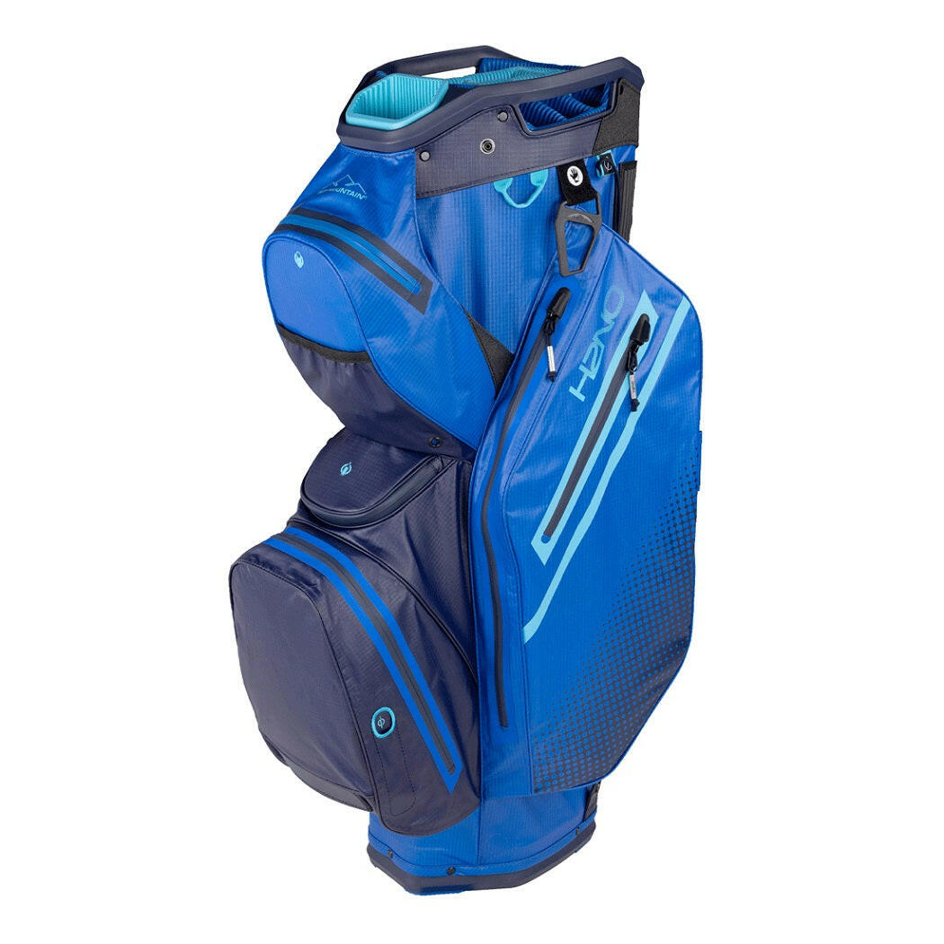 Sun Mountain 2023 H2NO Staff Waterproof Golf Cart Bag - blue navy ocean