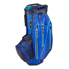 Sun Mountain 2023 H2NO Elite Waterproof Cart Bag - navy blue ocean