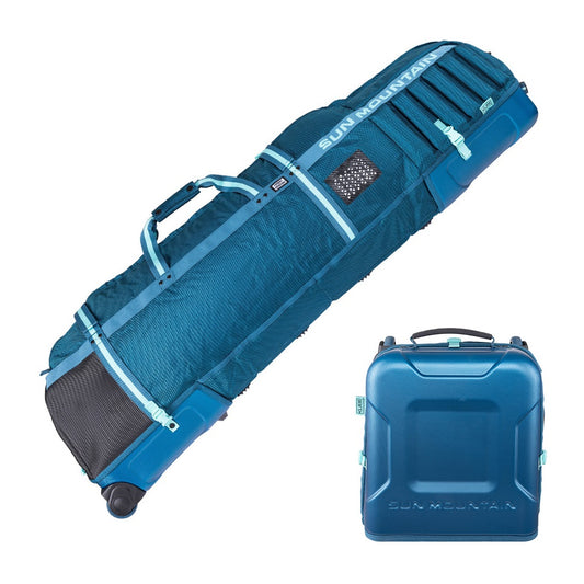 Sun Mountain Kube Golf Travel Cover - Blue/Spruce/Waterfall