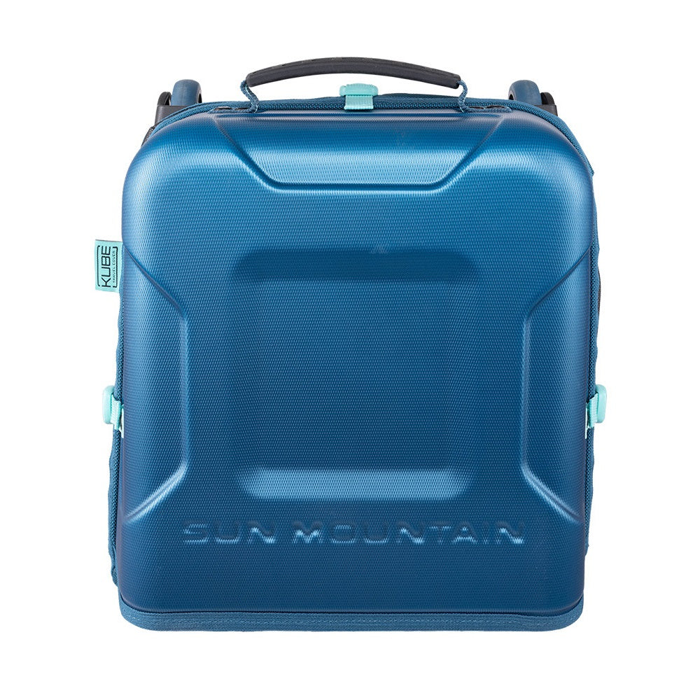 Sun Mountain Kube Golf Travel Cover - Blue/Spruce/Waterfall - folded