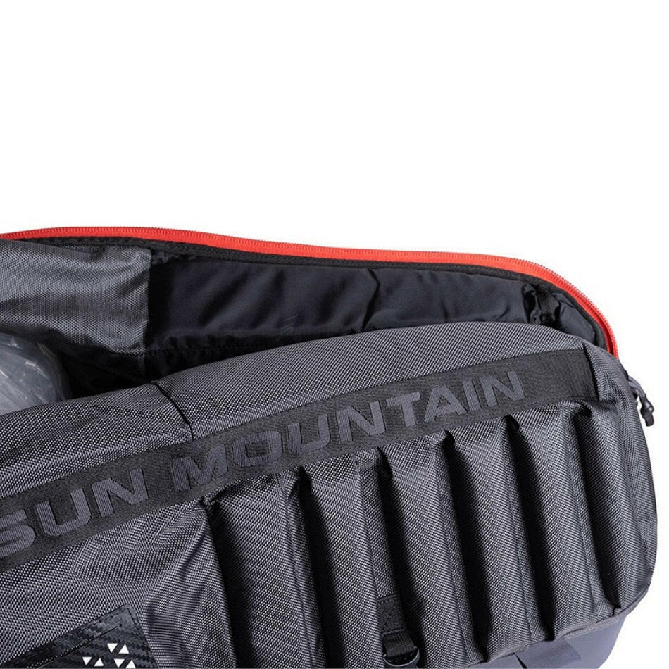 Sun Mountain Kube Golf Travel Cover/Flight Bag - Steel/Black/Rush Red