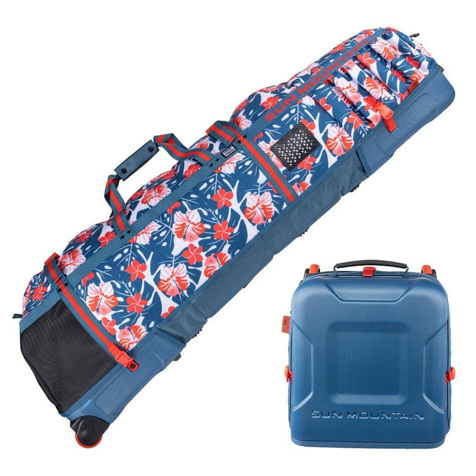 Sun Mountain Kube Golf Travel Cover/Flight Bag - Navy/Tropic/Cove