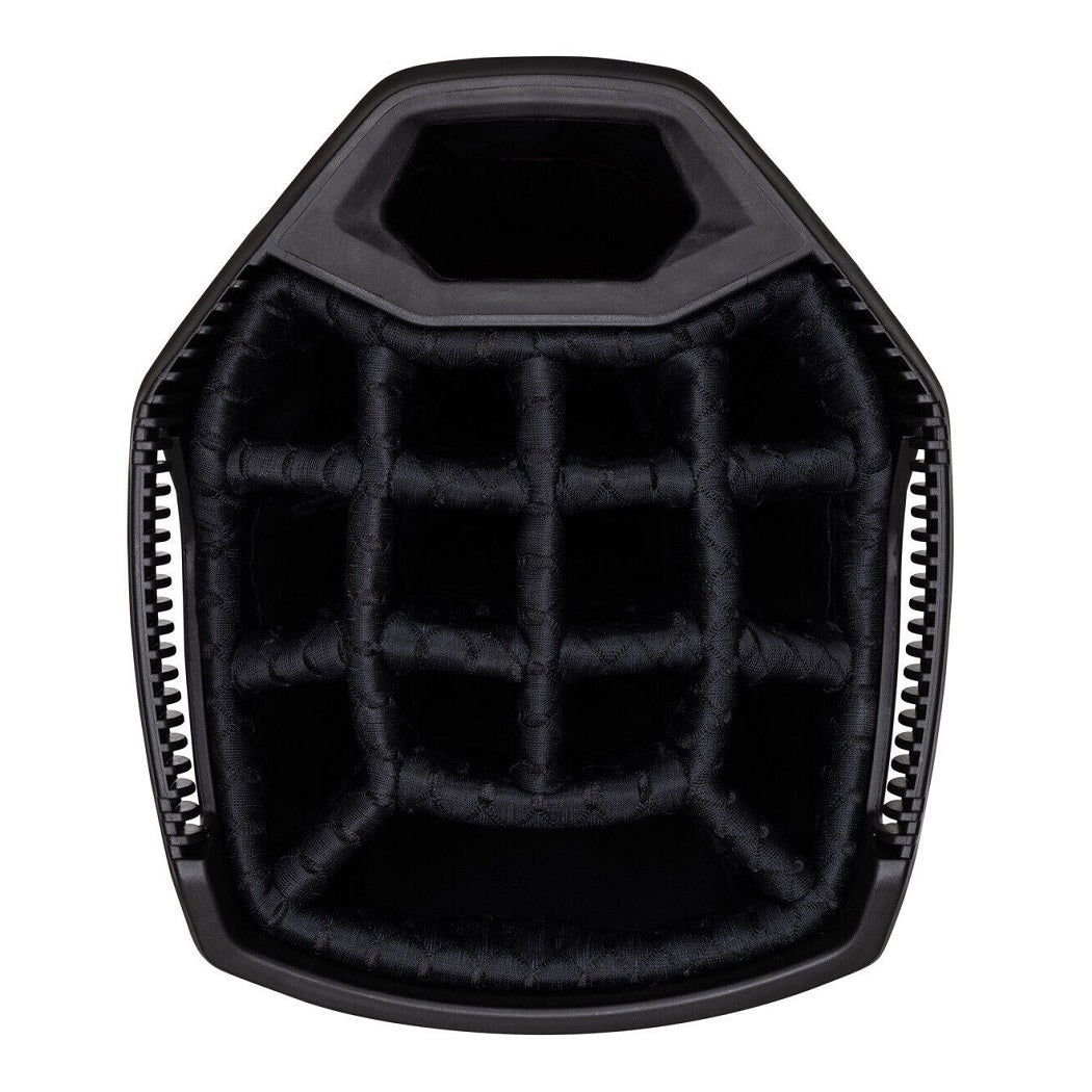Sun Mountain H2NO Elite 14-Way Cart Golf Bag - Black/Steel - dividers