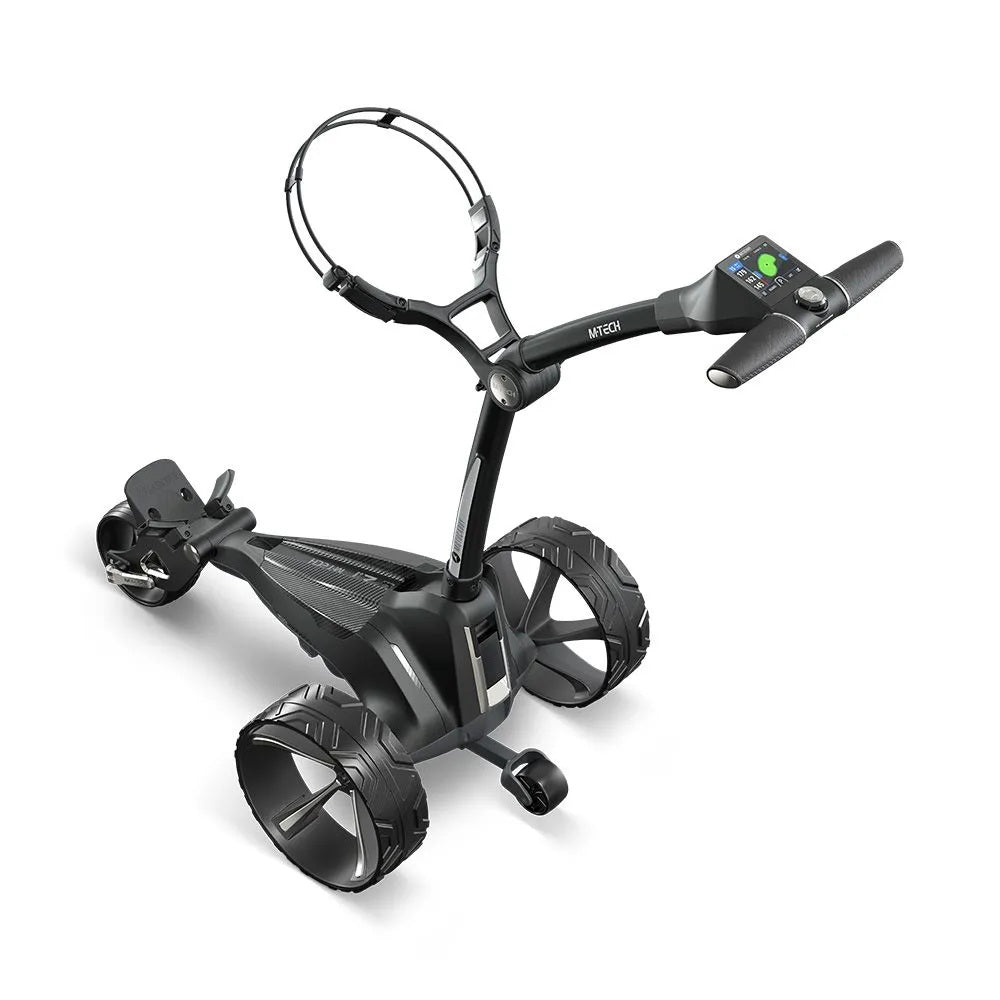 2025 Motocaddy Electric Golf Trolley - M-Tech GPS Ultra Lithium Battery - overhead view