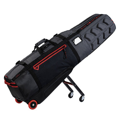 Sun Mountain ClubGlider 3 Golf Travel Cover - 2027 - Black/Steel/Red