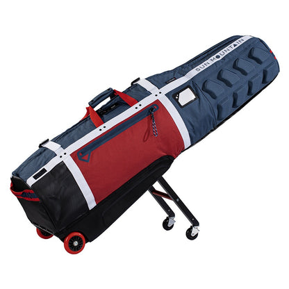 Sun Mountain ClubGlider 3 Golf Travel Cover - 2027 - Navy/White/Red