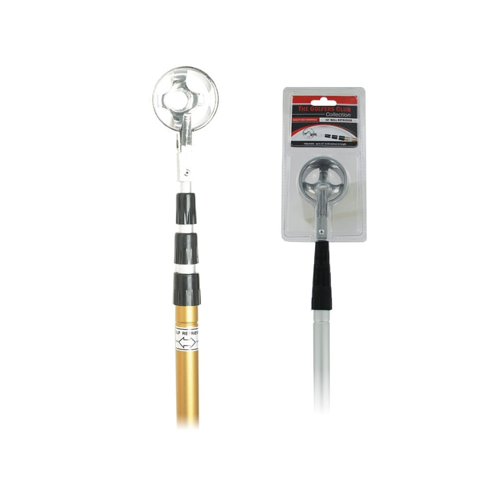 Brand Fusion Golf Ball Retriever - Telescopic Ball Pick Up - showing 3.65m length retriever