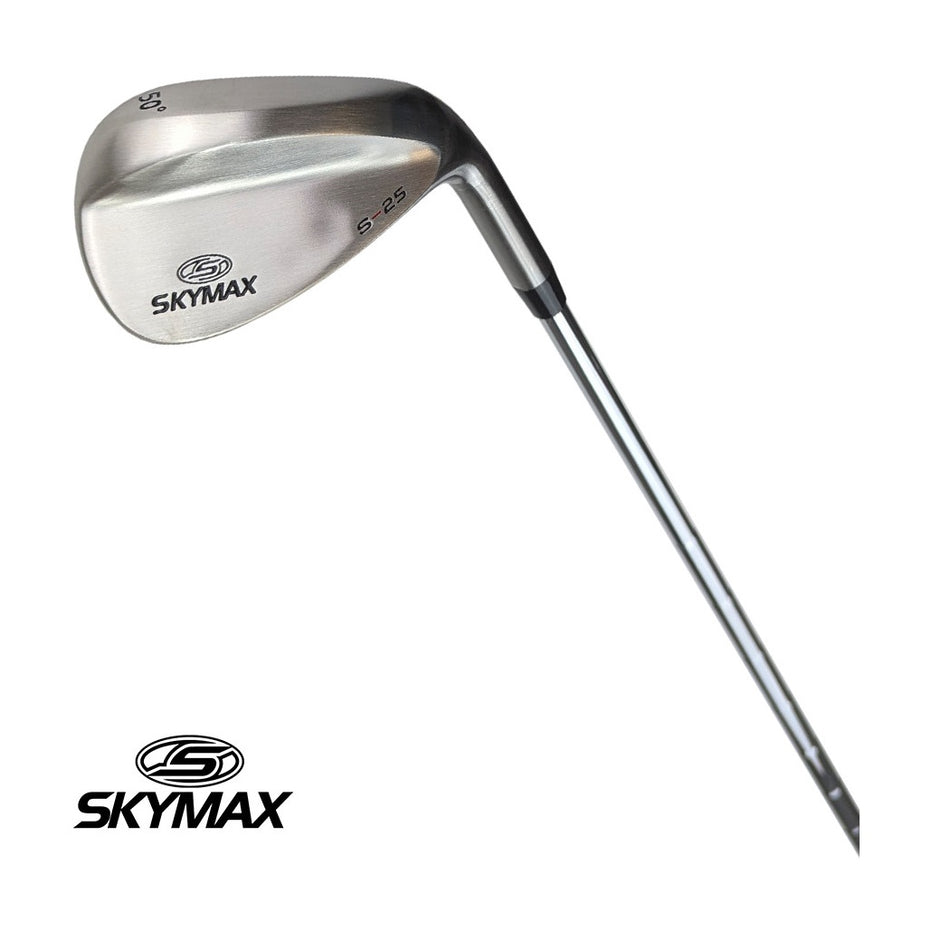 Skymax Men`s Satin Golf Wedge – Right Handed Steel Shaft 50° 
