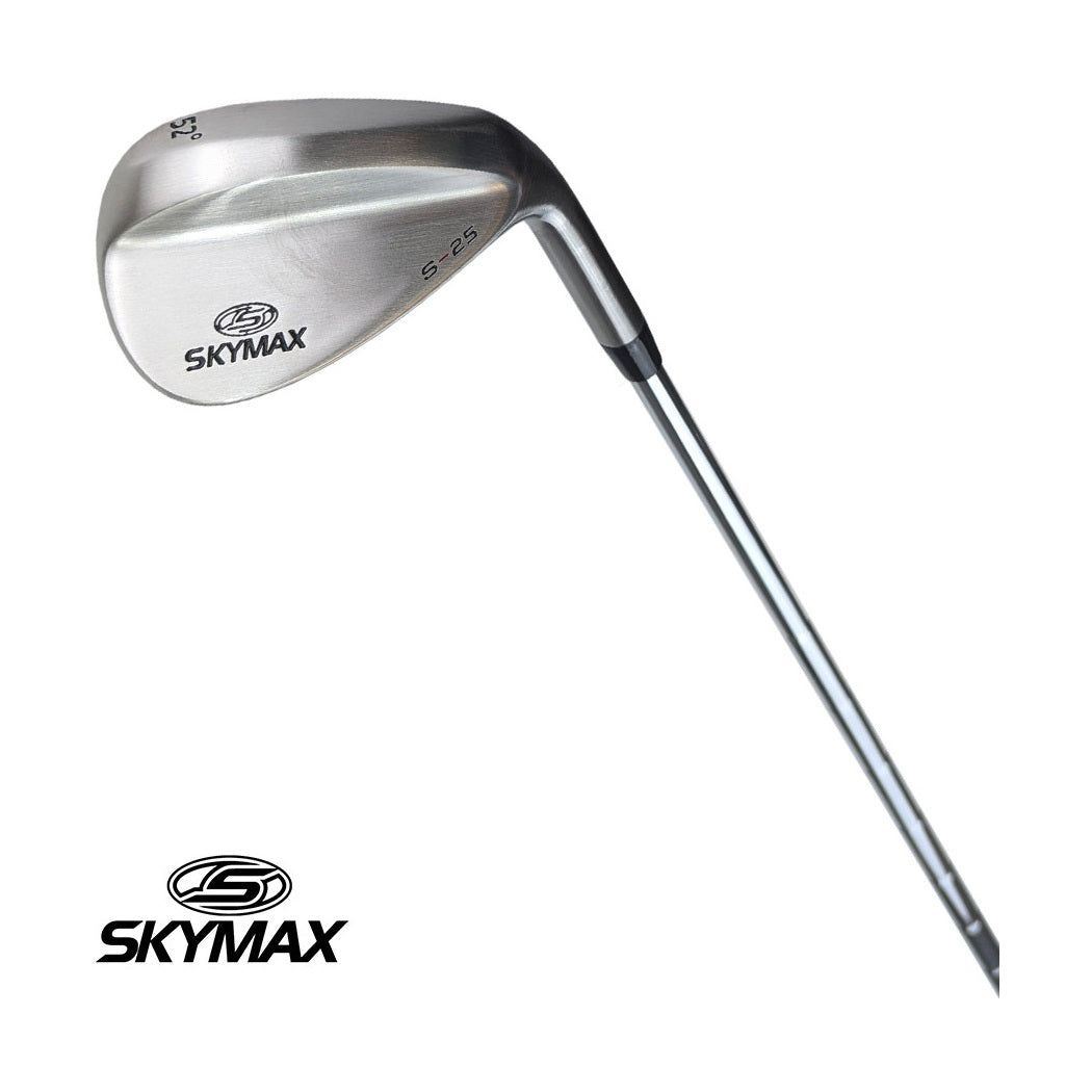 Skymax Men`s Satin Golf Wedge – Right Handed Steel Shaft 52°