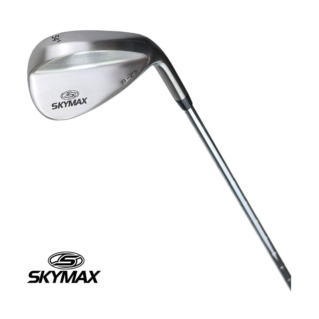 Skymax Men`s Satin Golf Wedge – Right Handed Steel Shaft 54°