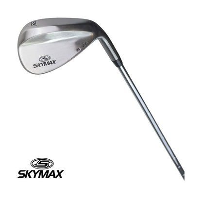 Skymax Men`s Satin Golf Wedge – Right Handed Steel Shaft 58°