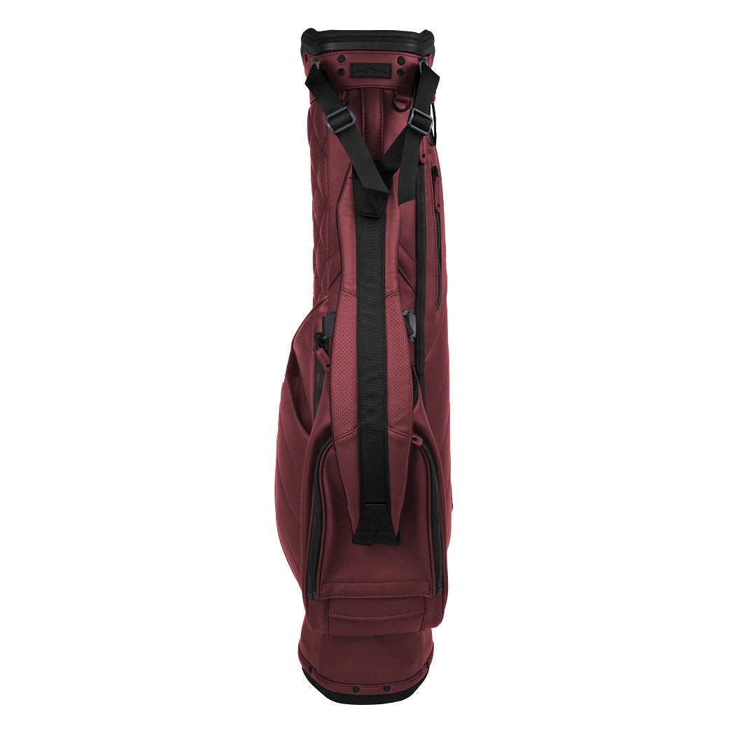 Sun Mountain Matchplay 3-Way Swift Sunday Golf Carry/Stand Bag - Merlot - zipped pockets