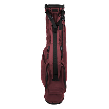 Sun Mountain Matchplay 3-Way Swift Sunday Golf Carry/Stand Bag - Merlot - zipped pockets