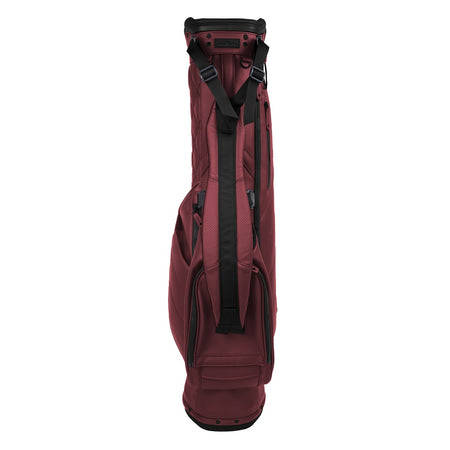 Sun Mountain Matchplay 3-Way Swift Sunday Golf Carry/Stand Bag - Merlot - zipped pockets