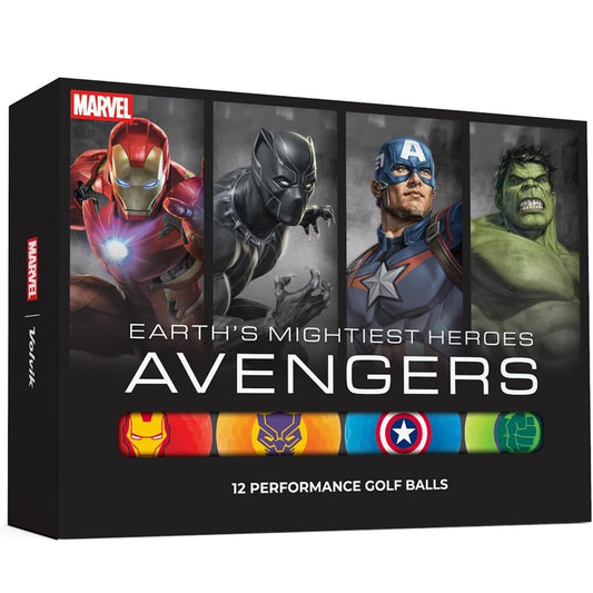 Volvik VIMAT Marvel Avengers Golf Balls Dozen Gift Set – Soft Feel High Visibility