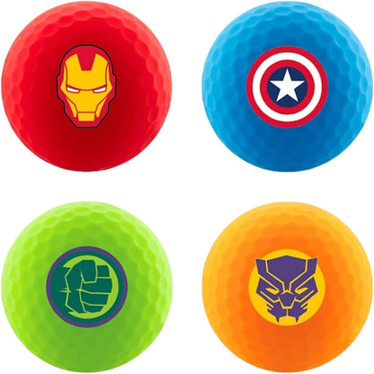 Volvik VIMAT Marvel Avengers Golf Balls Dozen Gift Set – Soft Feel High Visibility