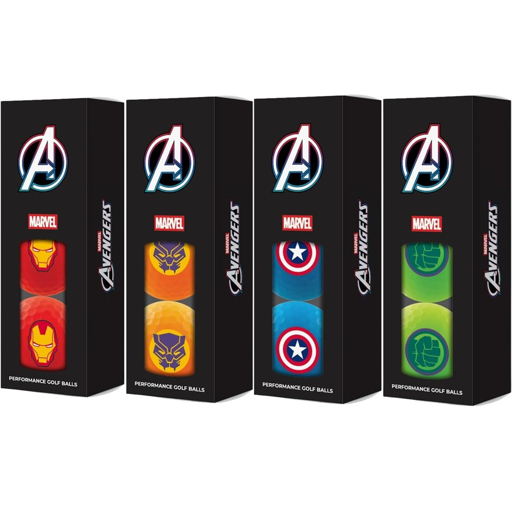 Volvik VIMAT Marvel Avengers Golf Balls Dozen Gift Set – Soft Feel High Visibility