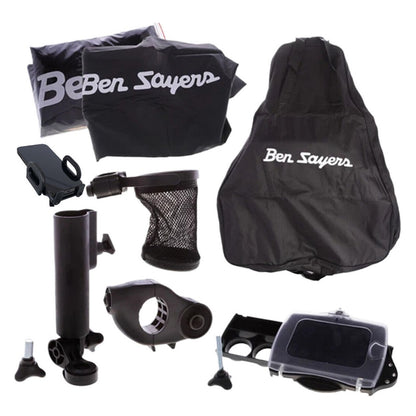 Ben Sayers Electric Golf Trolley - Black included accessories