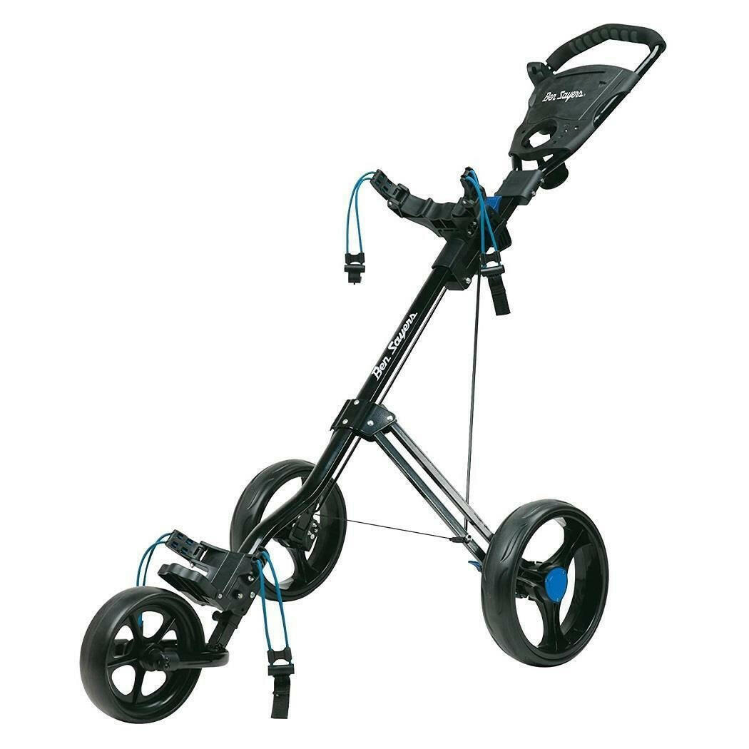 Ben Sayers D3 Push Pull 3-Wheel Trolley Black