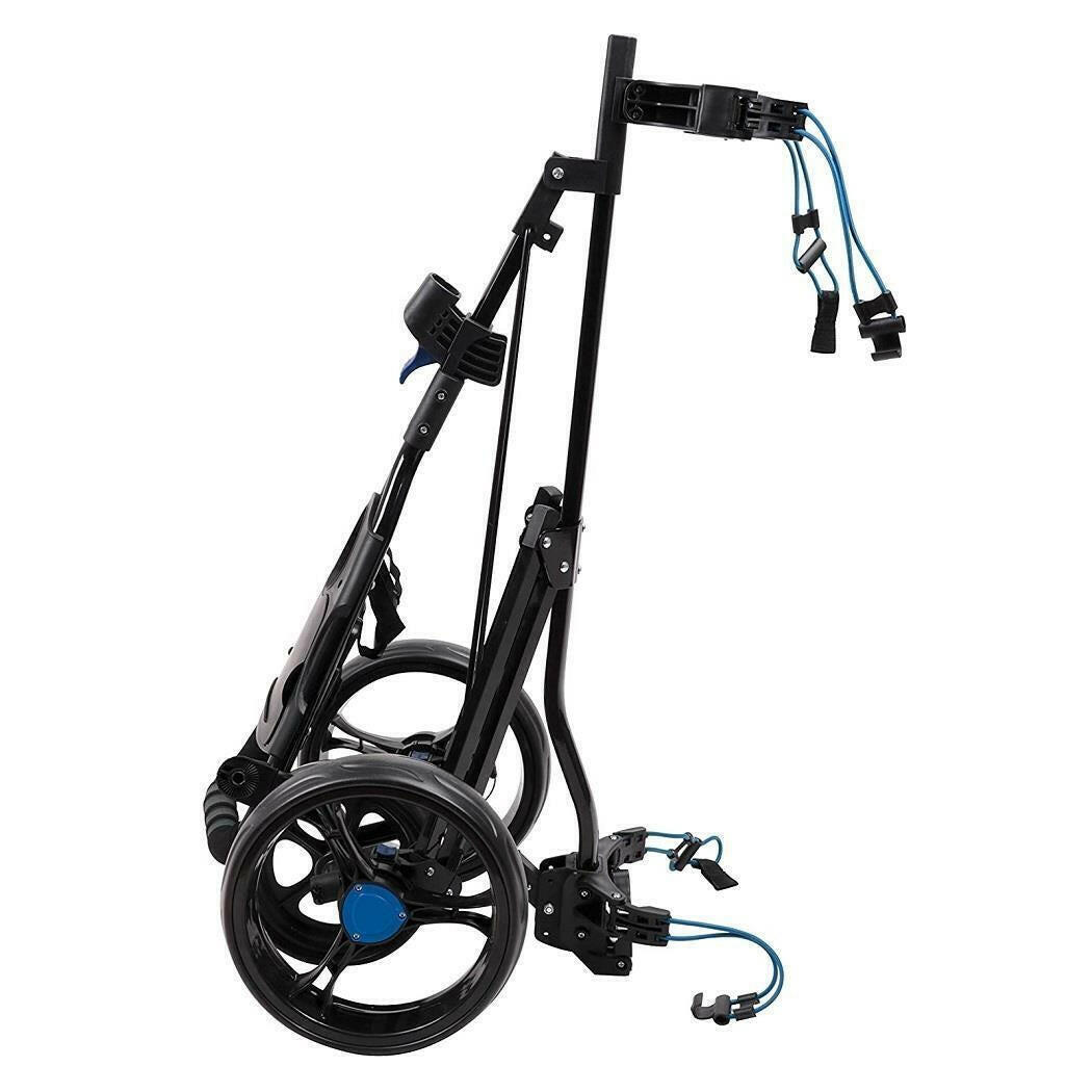 Ben Sayers D3 Push Pull 3-Wheel Trolley Black Fold