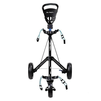 Ben Sayers D3 Push Pull 3-Wheel Trolley Black Front