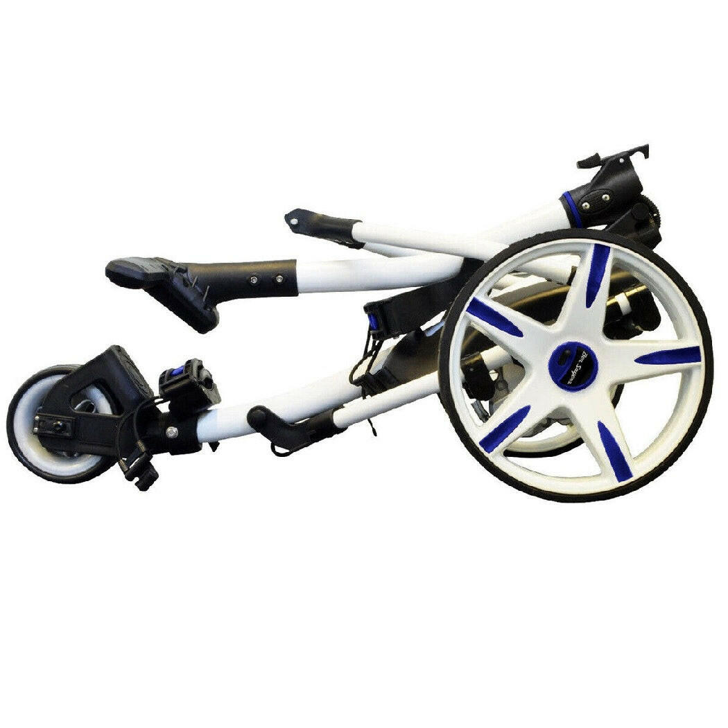 Ben Sayers 18 Hole Lithium Electric Golf Trolley folded
