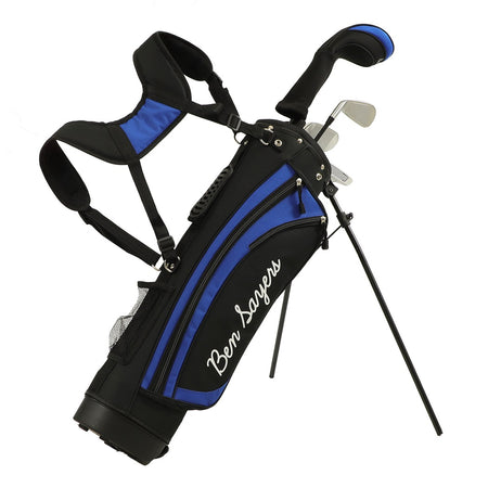 Ben Sayers M1i Junior Package Set - 9-11 Years - Black/Blue 2025 model with dual shoulder strap