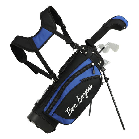 Ben Sayers M1i Junior Package Set - 5-8 Years - Black/Blue 2025 model with dual shoulder strap