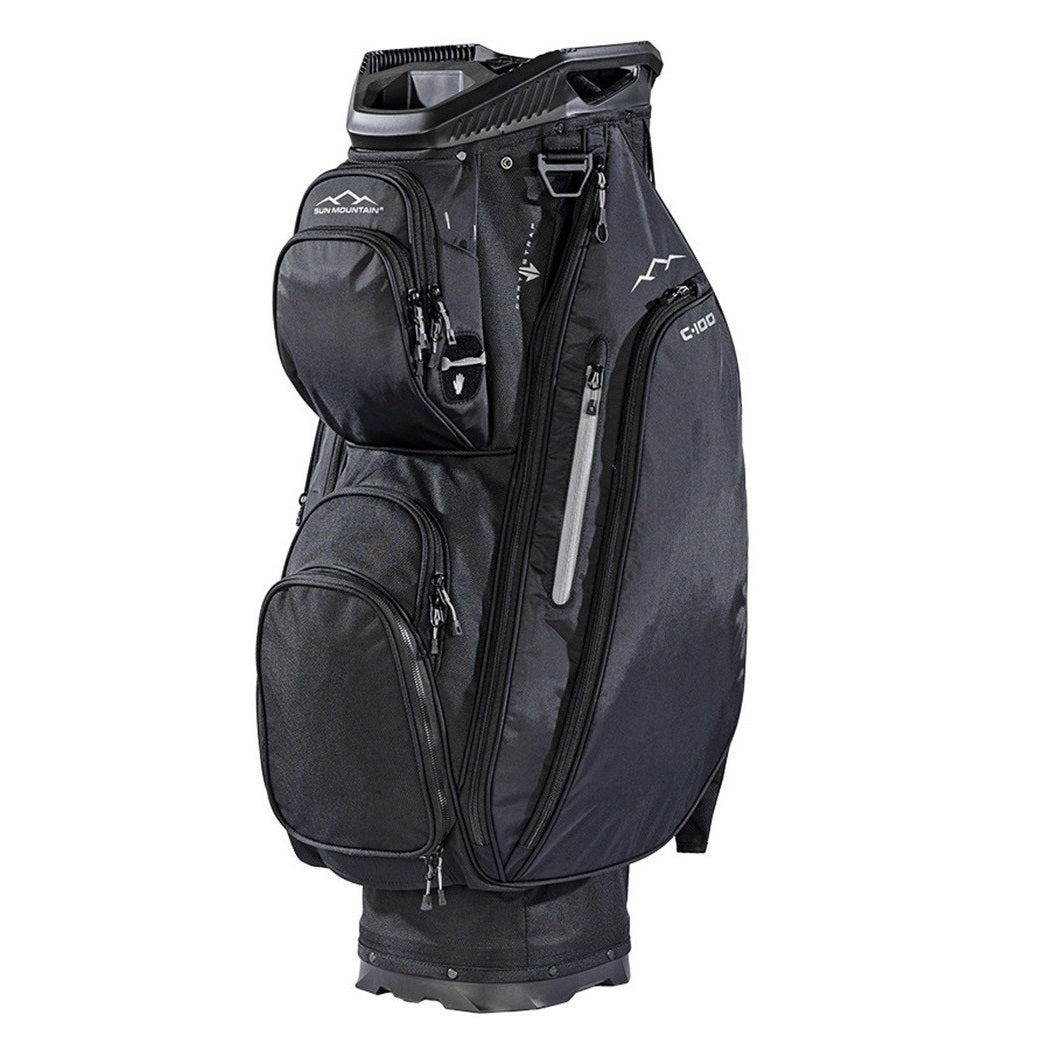 Sun Mountain C-100 14-Way Cart Golf Bag - Black