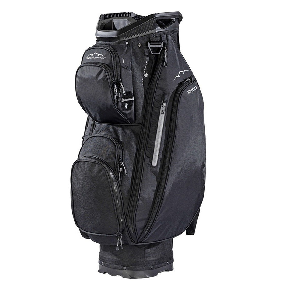 Sun Mountain C-100 14-Way Cart Golf Bag - Black