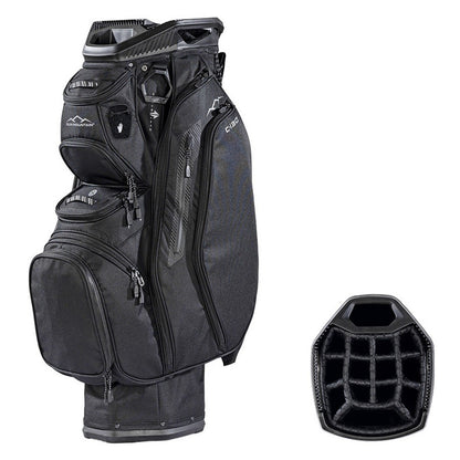 Sun Mountain C-130 Cart Bag 14-Way Golf Trolley Bag - Black
