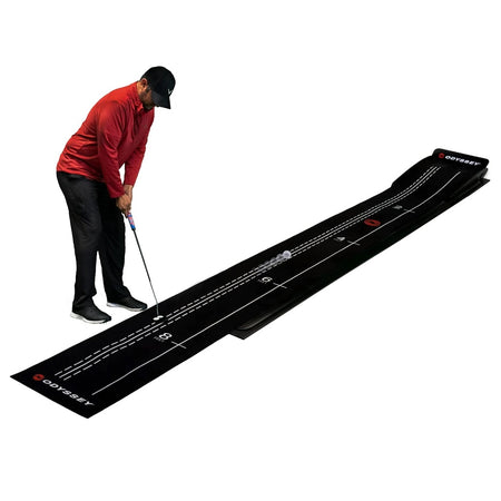 Odyssey Tour Premium Putting Mat - showing the full length of the mat