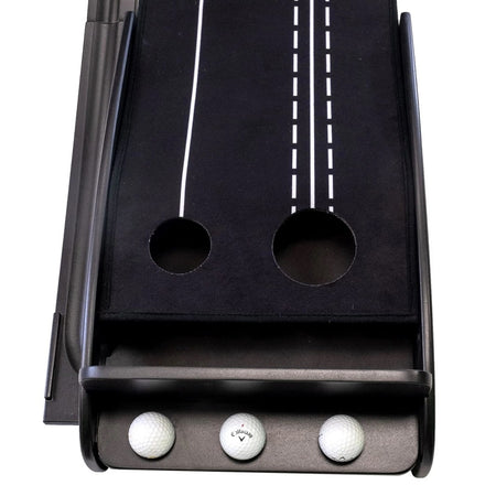 Odyssey Tour Premium Putting Mat - showing the two different sized putting holes