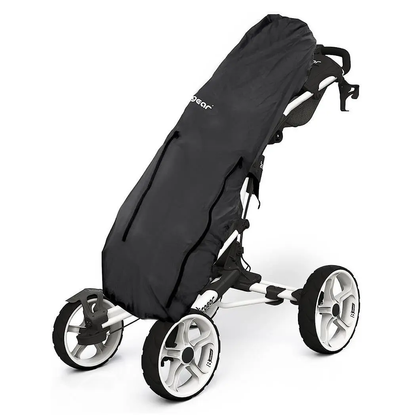 Clicgear Golf Bag Rain Cover - shown fitted to a trolley (trolley not included)