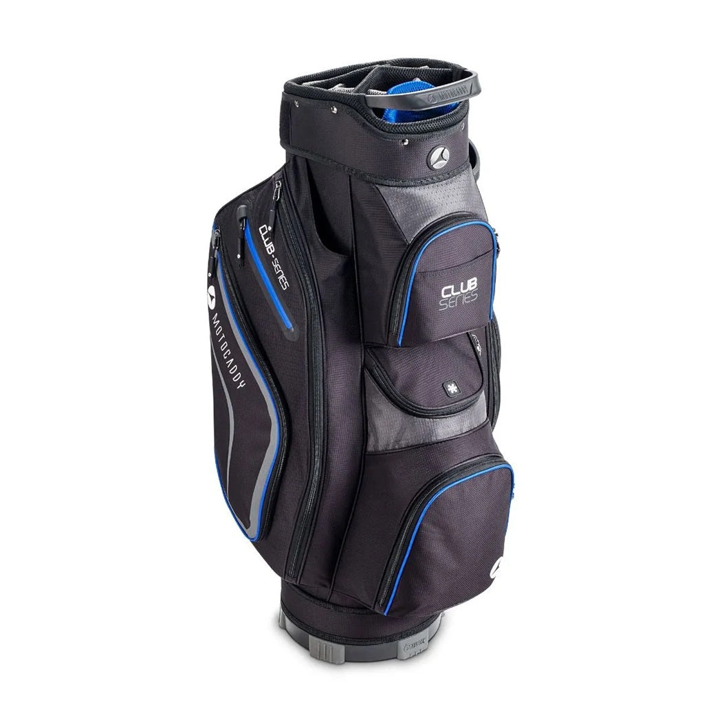 Motocaddy Club Series 2026 golf trolley bag Black/Blue