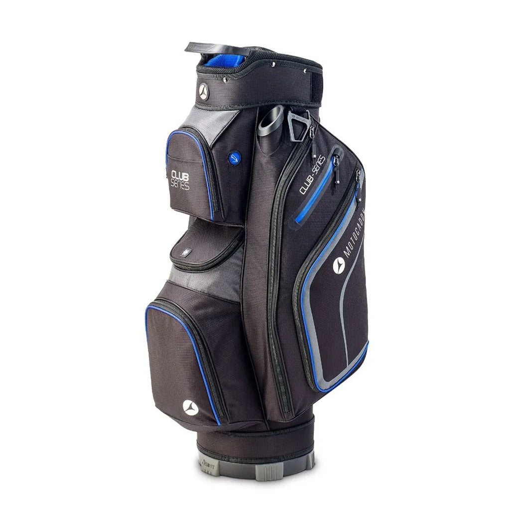 Motocaddy Club Series 2026 golf trolley bag Black/Blue