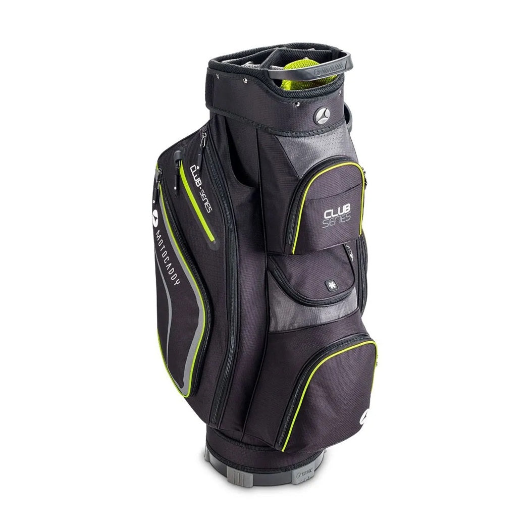 Motocaddy Club Series 2026 golf trolley bag Black/Lime
