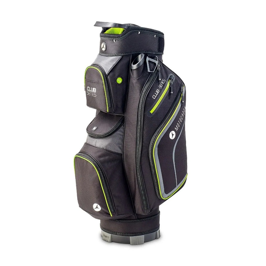 Motocaddy Club Series 2026 golf trolley bag Black/Lime