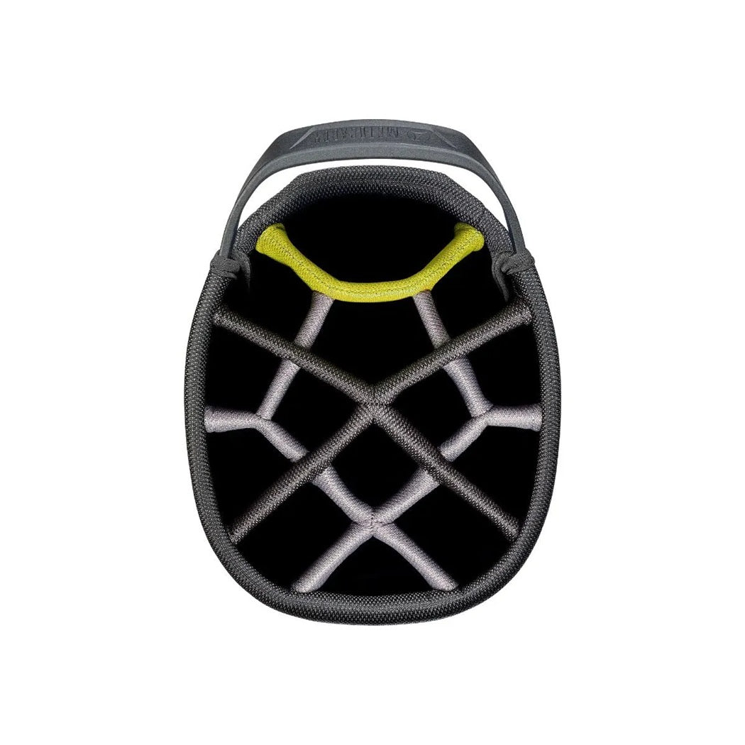 Motocaddy Club Series 2026 golf trolley bag Black/Lime 14-way divider