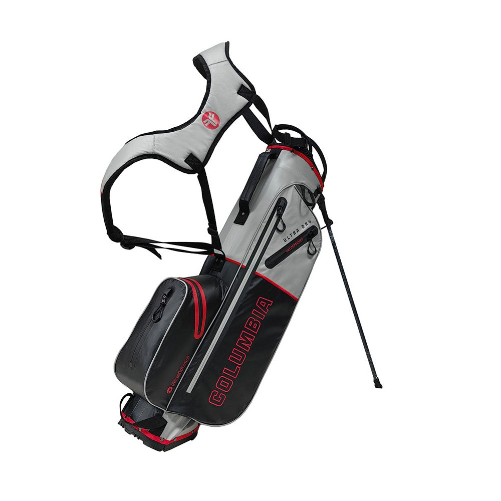 FastFold Columbia Waterproof Golf Stand/Carry Bag - 2025 - Black/Grey