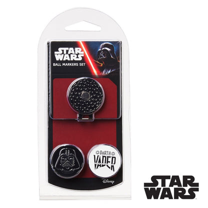Volvik Star Wars Darth Vader Hat Clip & 2 Magnetic Golf Ball Markers - with packaging
