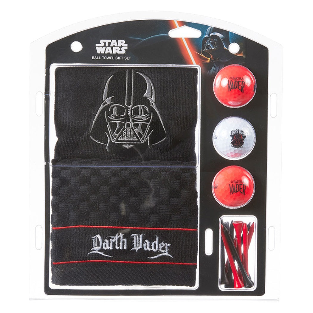 Volvik Star Wars Darth Vader Golf Ball, Towel & Tee Gift Set