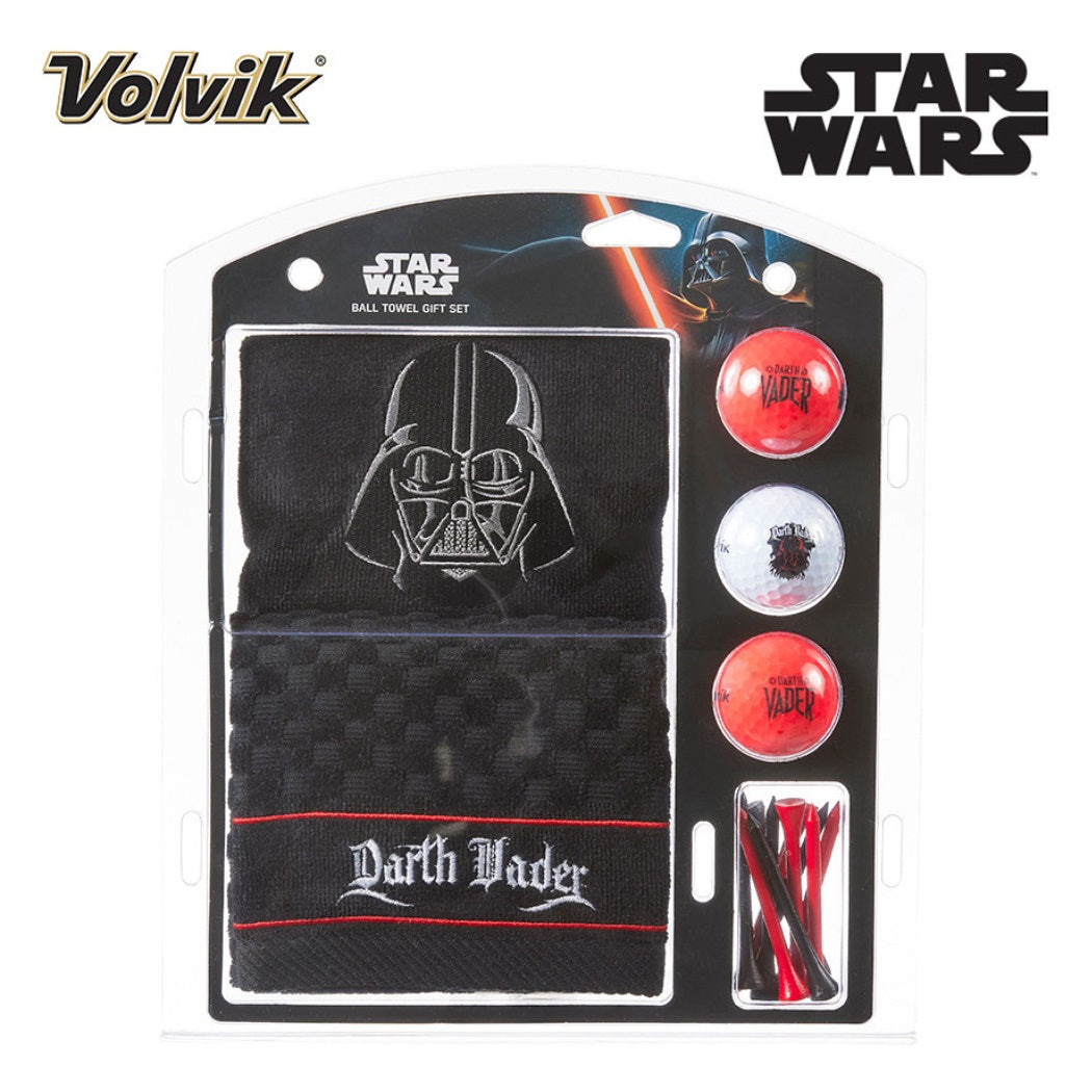 Volvik Star Wars Darth Vader Golf Ball, Towel & Tee Gift Set - with logos