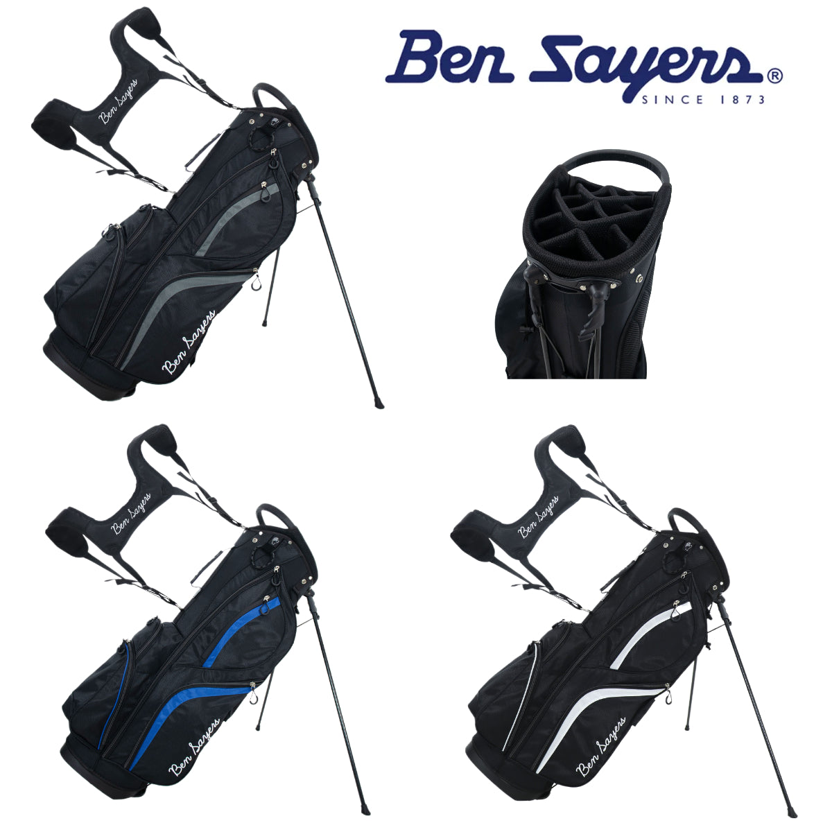 Ben Sayers DLX Stand Golf Bag - Lightweight Carry BAG - 2025 Range