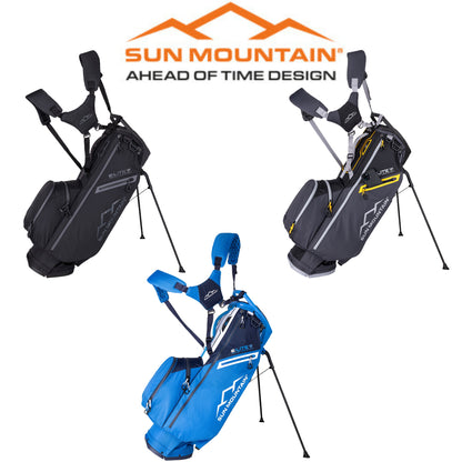 Sun Mountain Golf E-Lite 14-Way VLO Carry Stand Bag - Lightweight - 2025 Range