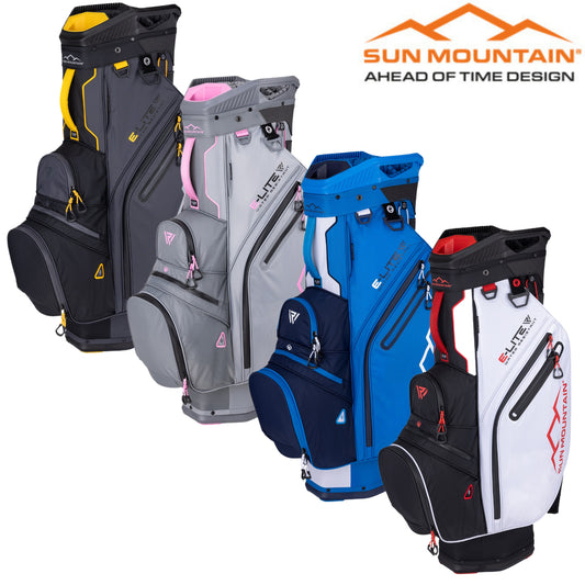 Sun Mountain E-Lite Cart Golf Bag - Lightweight Trolley Bag - 2025 Range