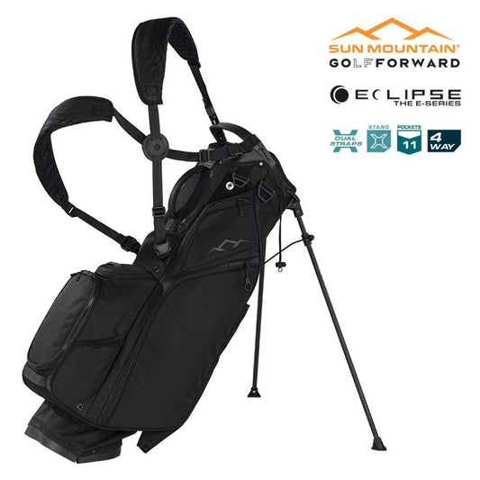 Sun Mountain Eclipse Three-5 4-Way Carry/Stand Bag - Black